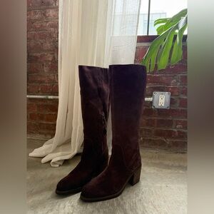 Sam Edelman Dark Brown Over the Knee Boots